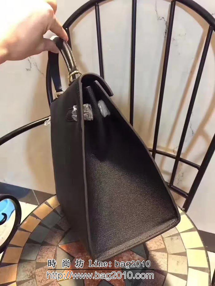 愛馬仕Hermes 牛皮手掌紋凱莉包 時尚手提包 0AM1608